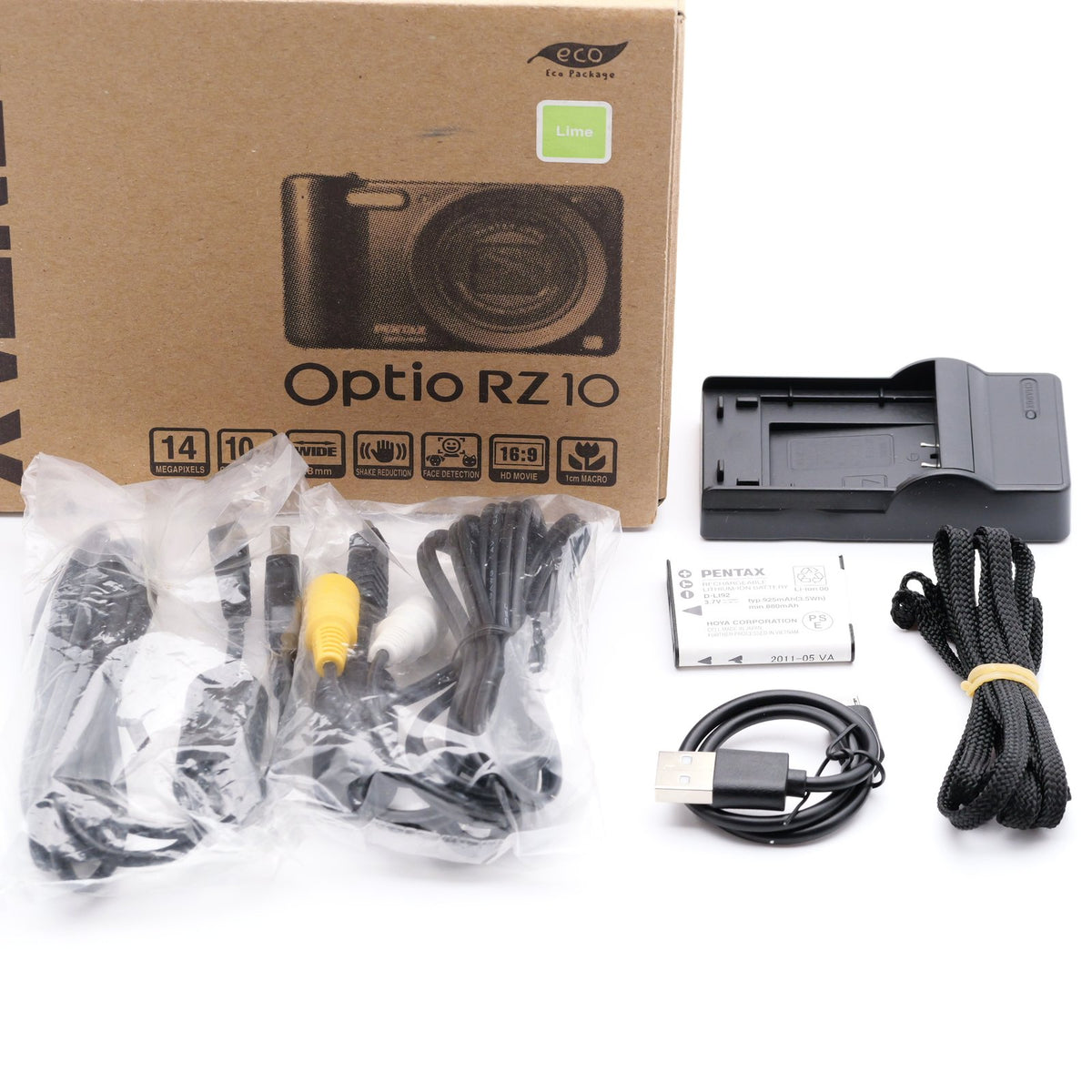 PENTAX Optio RZ10 ライム コンパクトデジタルカメラ ペンタックス