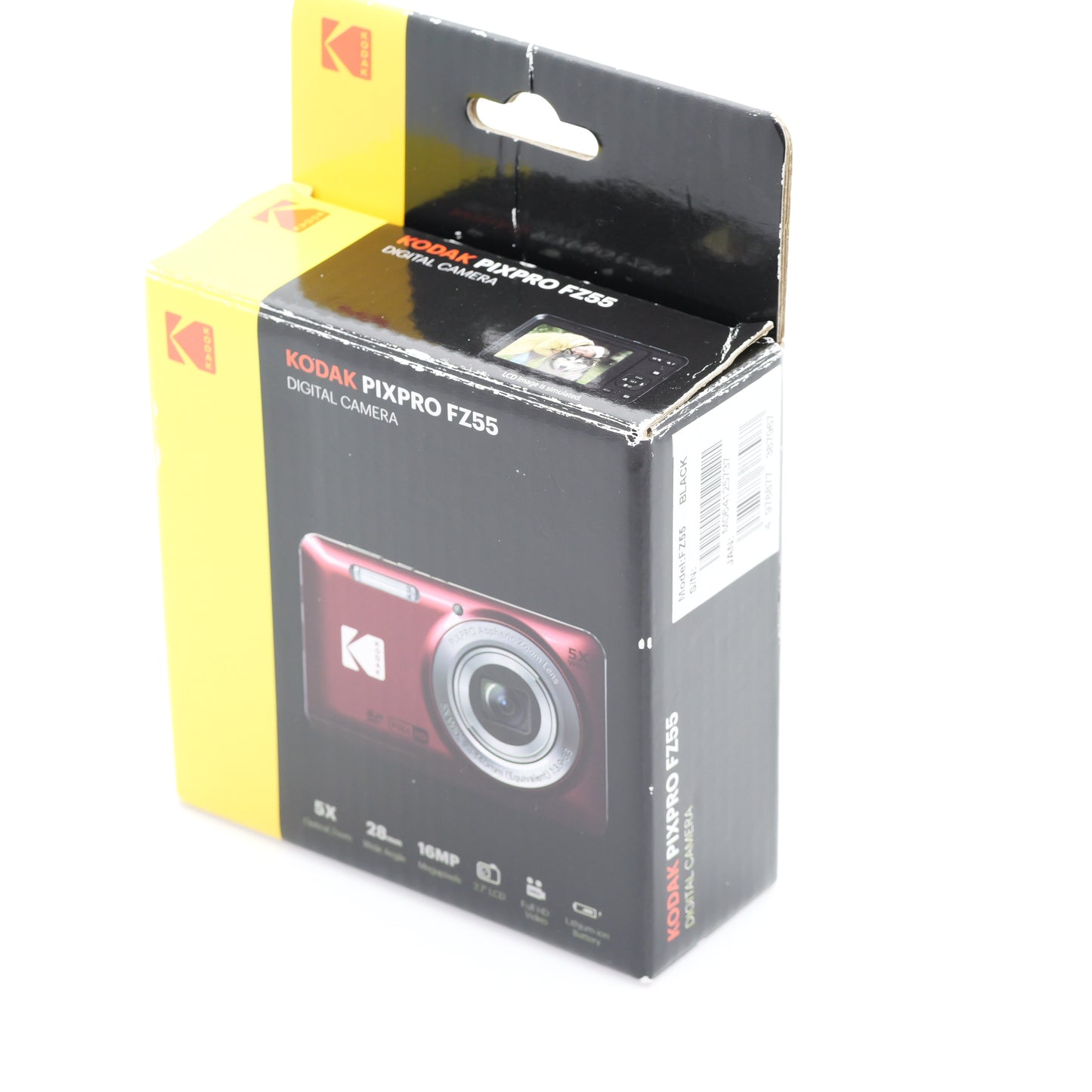 KODAK FZ55 ブラック コンパクトデジタルカメラ コダック