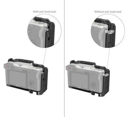SmallRig Sony A7C用 シリコンサイドハンドル付きケージ