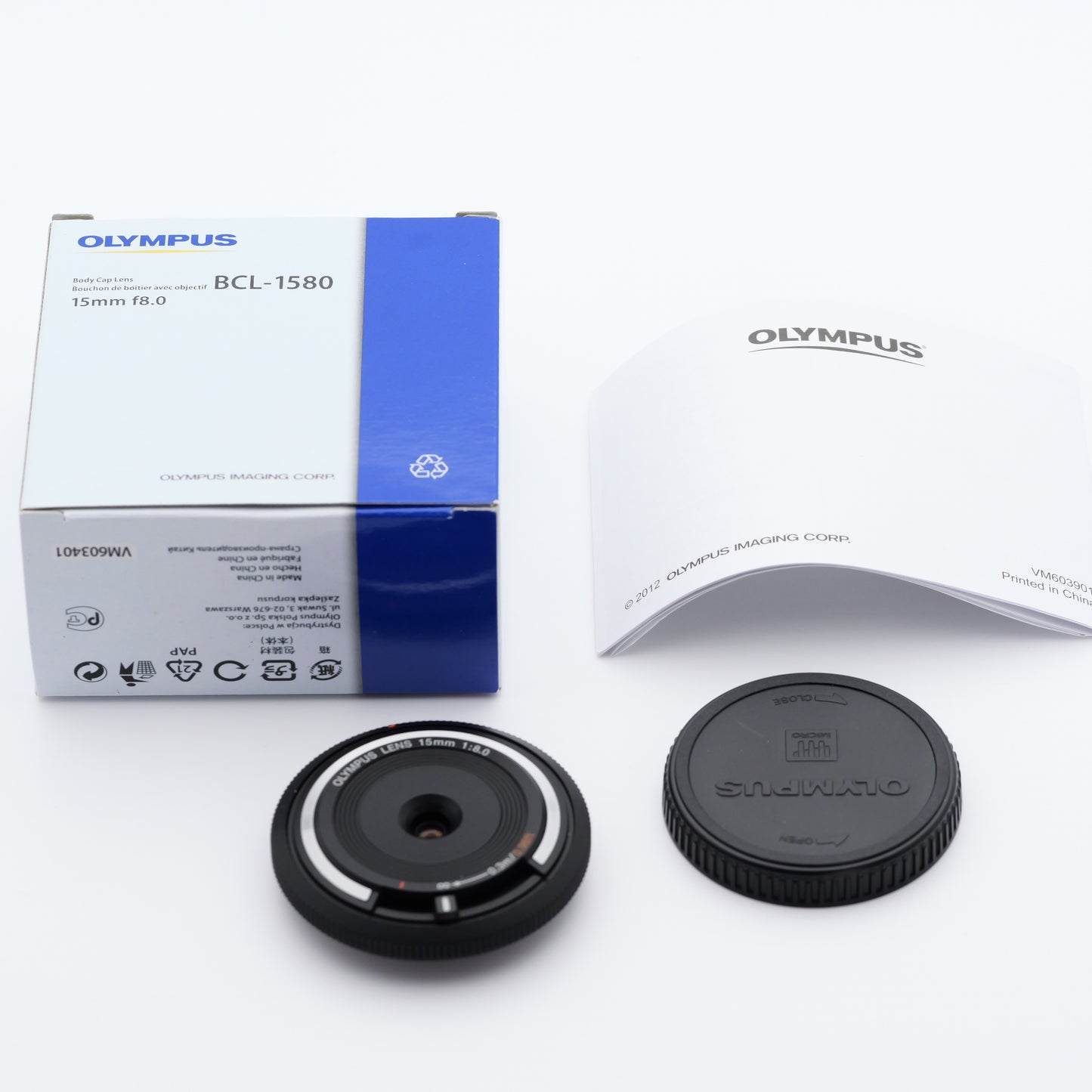 OLYMPUS BCL-1580 ボディキャップレンズ オリンパス マイクロフォーサーズマウント