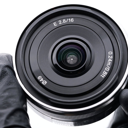 SONY E 16mm F2.8 SEL16F28 レンズ ソニー Eマウント