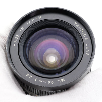 Yashica ML 24mm F2.8 レンズ ヤシカ C/Yマウント