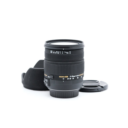 SIGMA 17-70mm F2.8-4 DC MACRO OS HSM レンズ キヤノン EFマウント