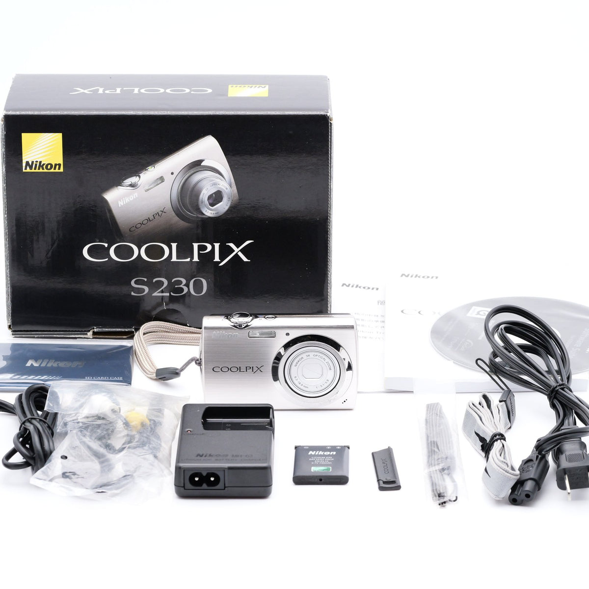 Nikon COOLPIX S230 ソリッドシルバー コンパクトデジタルカメラ ニコン