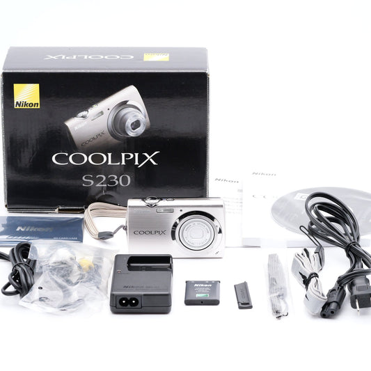 Nikon COOLPIX S230 ソリッドシルバー コンパクトデジタルカメラ ニコン
