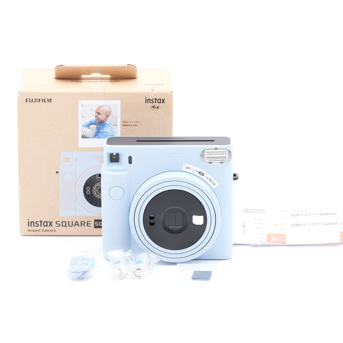FUJIFILM instax SQUARE SQ1 グレイシャーブルー インスタントカメラ フジフイルム