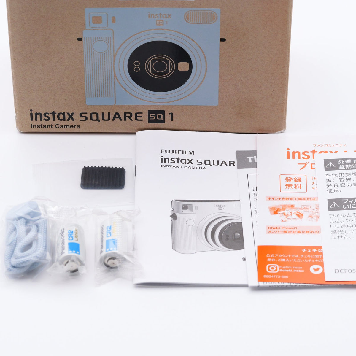 FUJIFILM instax SQUARE SQ1 グレイシャーブルー インスタントカメラ フジフイルム