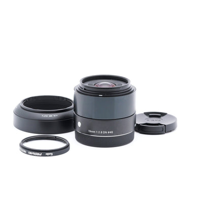 SIGMA 19mm F2.8 DN Art ブラック レンズ ソニー Eマウント