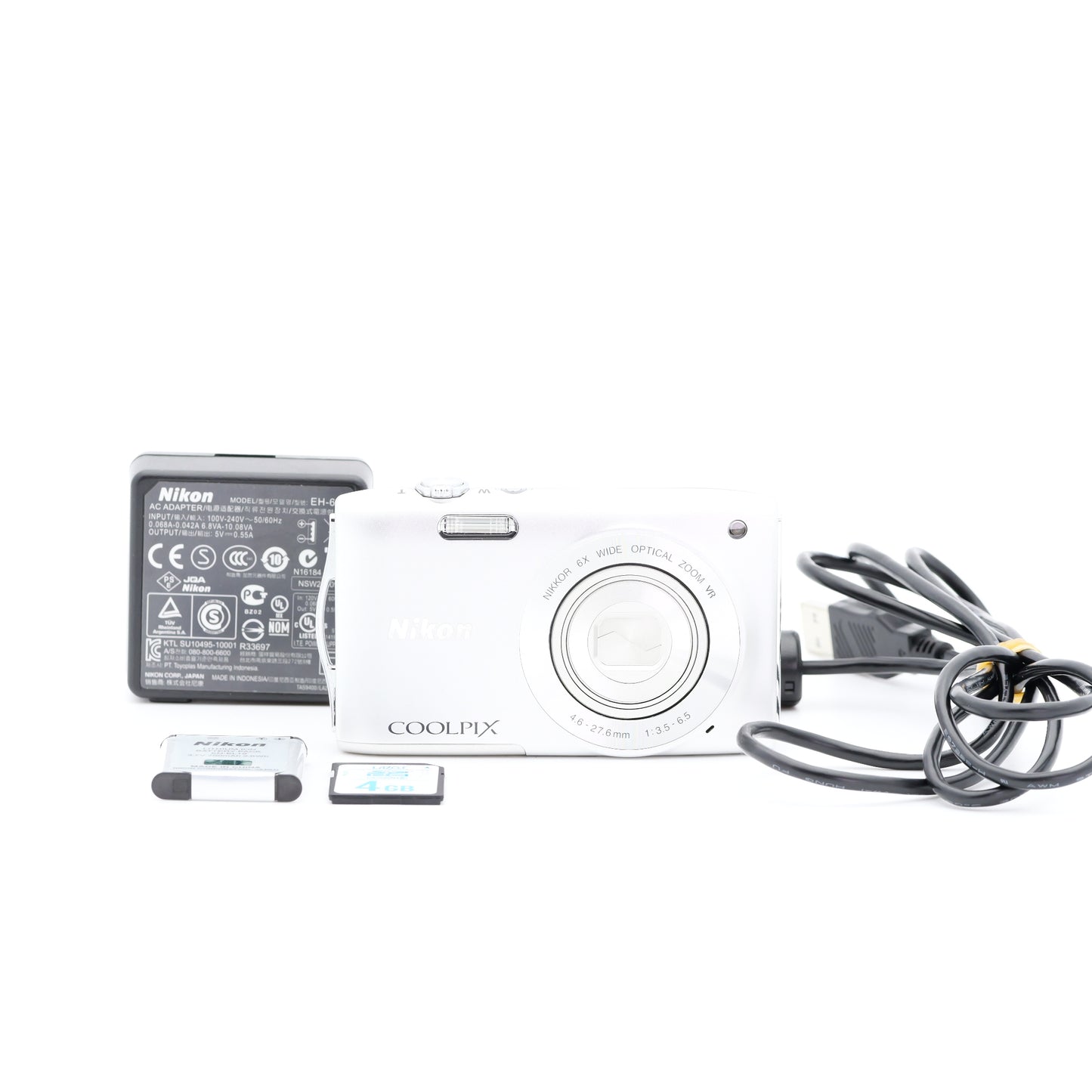 Nikon COOLPIX S3300 クリスタルシルバー コンパクトデジタルカメラ ニコン