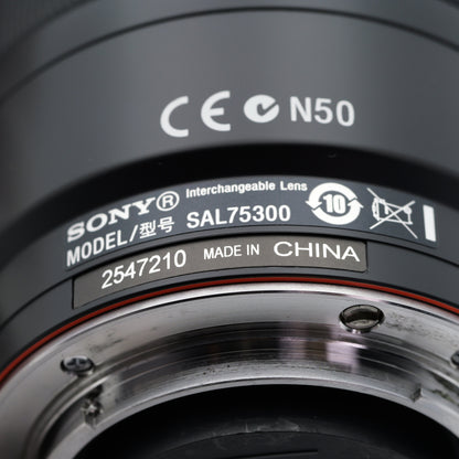 SONY 75-300mm F4.5-5.6 SAL75300 レンズ ソニー Aマウント