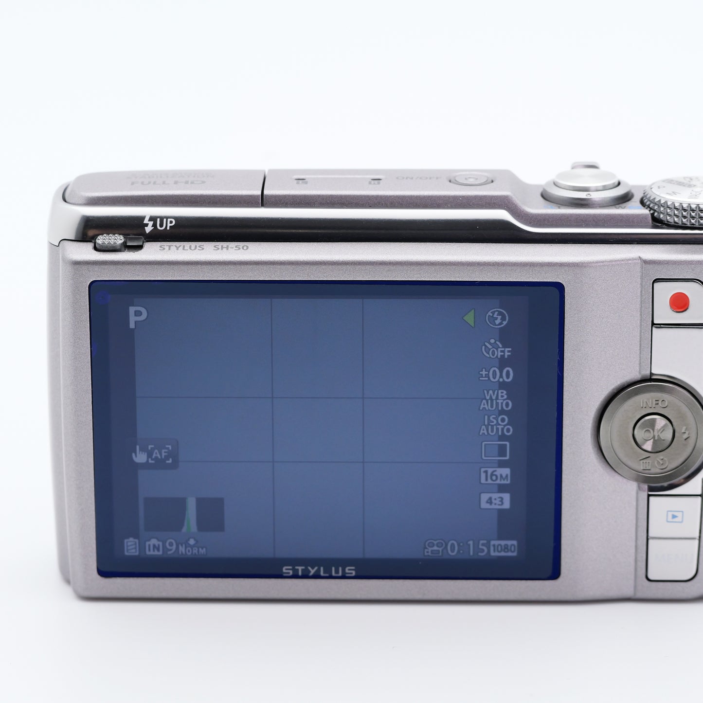 OLYMPUS STYLUS SH-50 シルバー コンパクトデジタルカメラ オリンパス