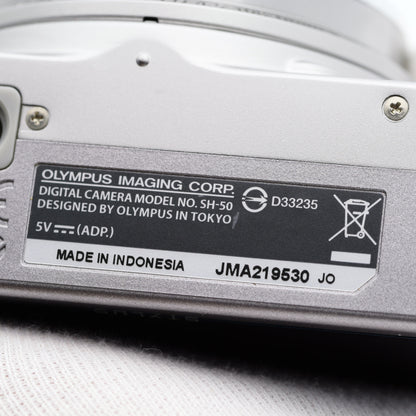 OLYMPUS STYLUS SH-50 シルバー コンパクトデジタルカメラ オリンパス