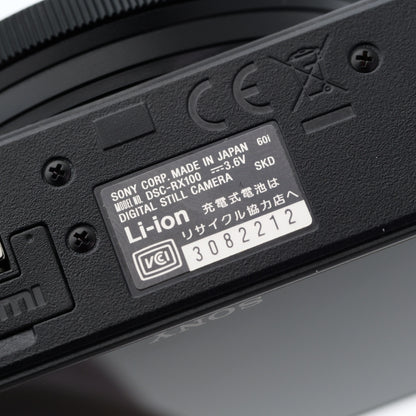 SONY DSC-RX100 コンパクトデジタルカメラ ソニー