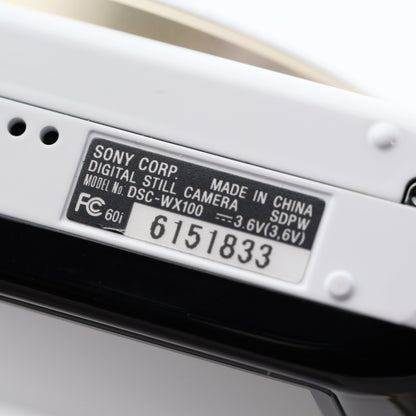 SONY DSC-WX100 ホワイト コンパクトデジタルカメラ ソニー
