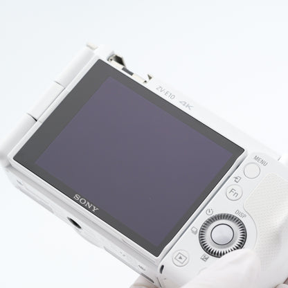 SONY ZV-E10 ホワイト ミラーレス一眼 ソニー Eマウント