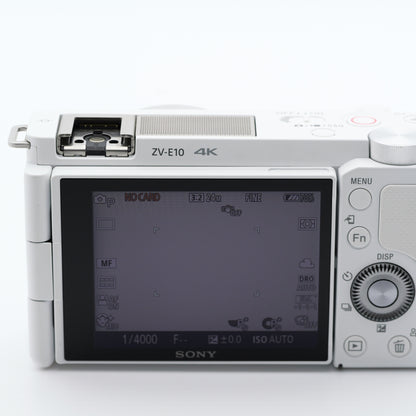 SONY ZV-E10 ホワイト ミラーレス一眼 ソニー Eマウント