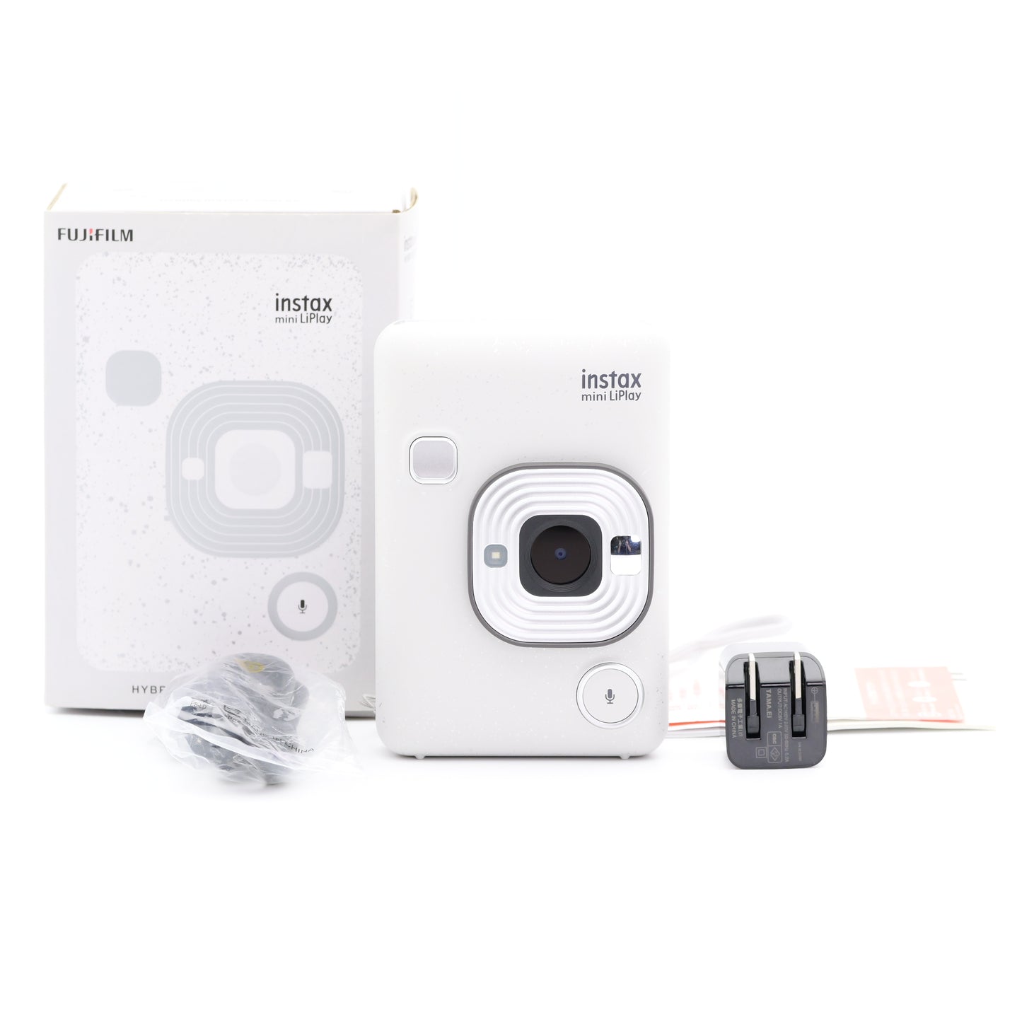FUJIFILM instax mini LiPlay ミスティーホワイト インスタントカメラ フジフイルム