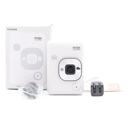 FUJIFILM instax mini LiPlay ミスティーホワイト インスタントカメラ フジフイルム
