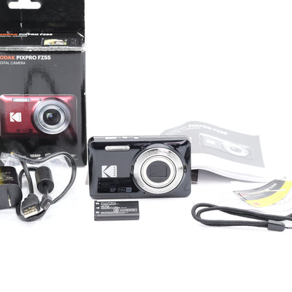 KODAK FZ55 ブラック コンパクトデジタルカメラ コダック