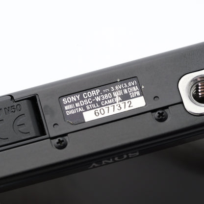 Sony DSC-W380 ブラック コンパクトデジタルカメラ ソニー