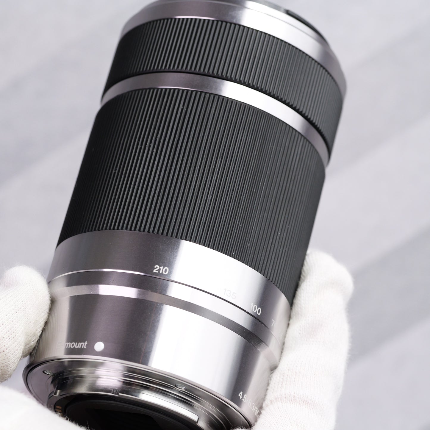 訳有品 SONY E 55-210mm F4.5-6.3 OSS SEL55210 シルバー レンズ ソニー Eマウント