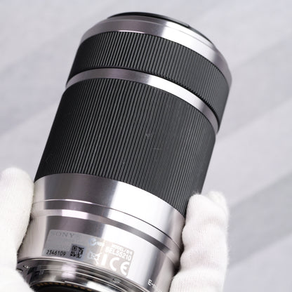 訳有品 SONY E 55-210mm F4.5-6.3 OSS SEL55210 シルバー レンズ ソニー Eマウント