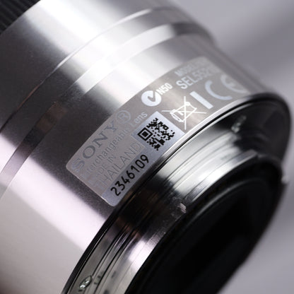訳有品 SONY E 55-210mm F4.5-6.3 OSS SEL55210 シルバー レンズ ソニー Eマウント