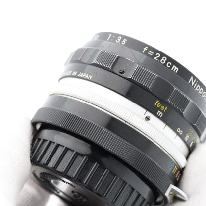 Nikon NIKKOR-H Auto 2.8cm F3.5 ニコン Fマウント