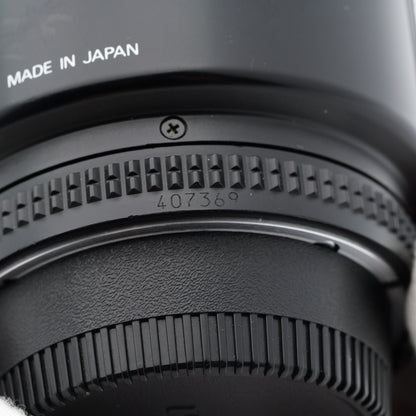 Nikon AF NIKKOR 85mm F1.8 D レンズ ニコン Fマウント