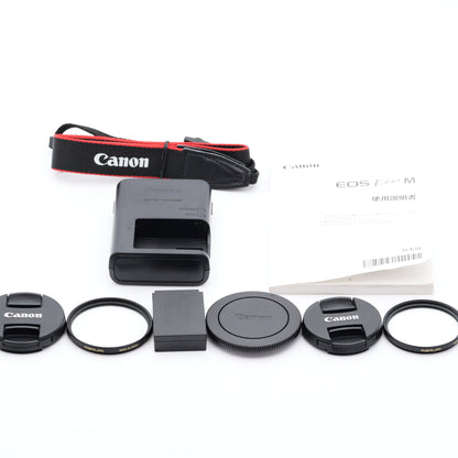 Canon EOS Kiss M ダブルズームキット ホワイト キヤノン EF-Mマウント