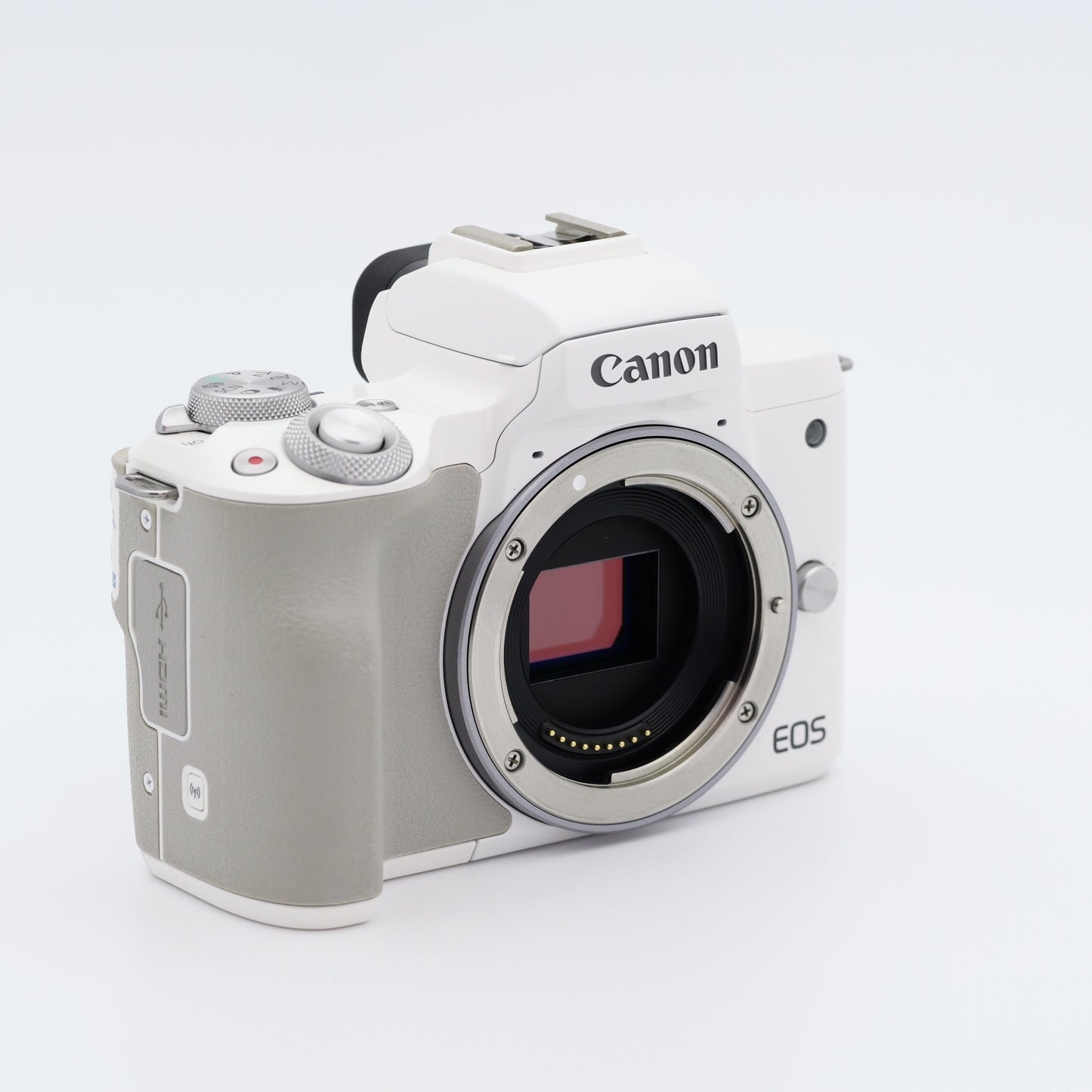 Canon EOS Kiss M ダブルズームキット ホワイト キヤノン EF-Mマウント