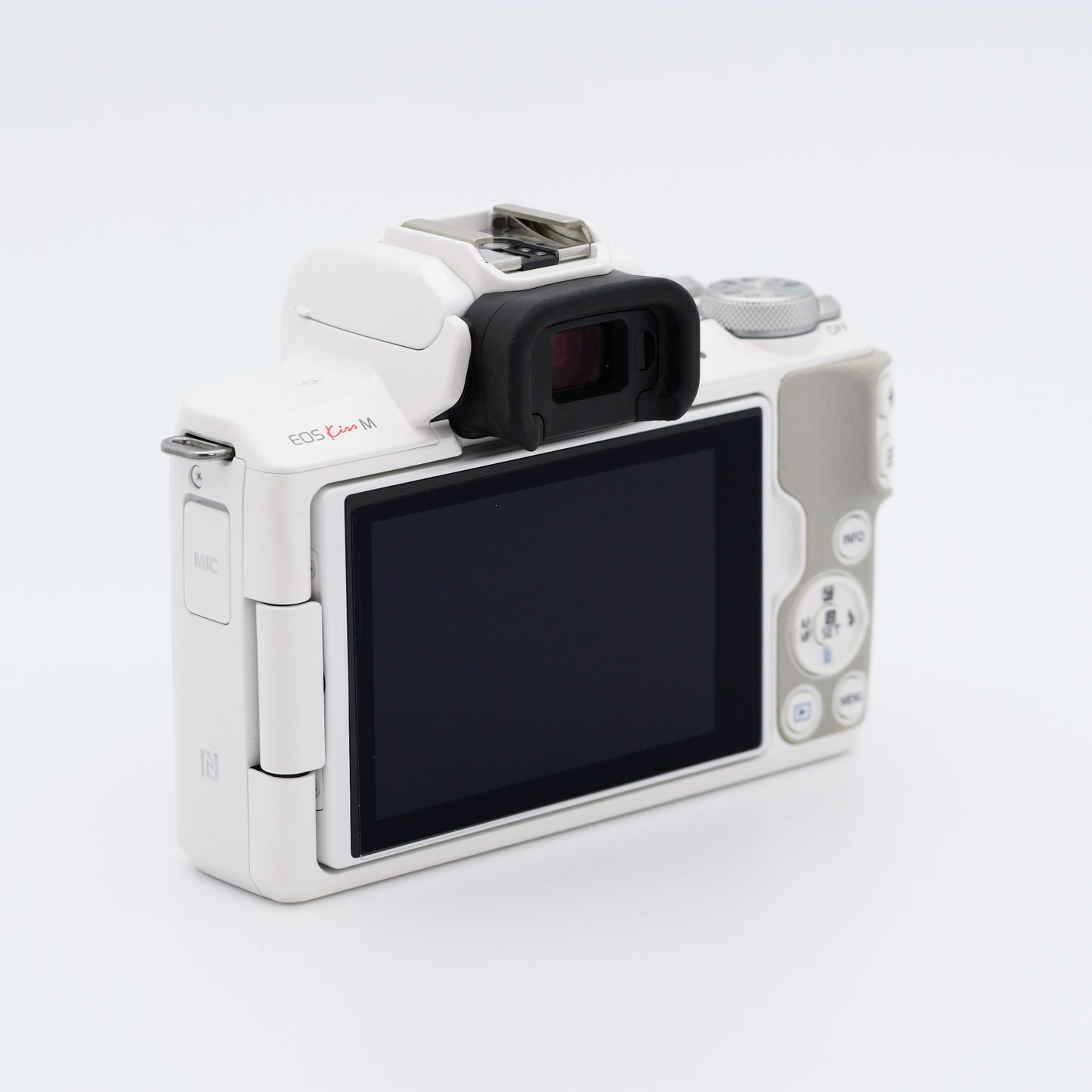 Canon EOS Kiss M ダブルズームキット ホワイト キヤノン EF-Mマウント