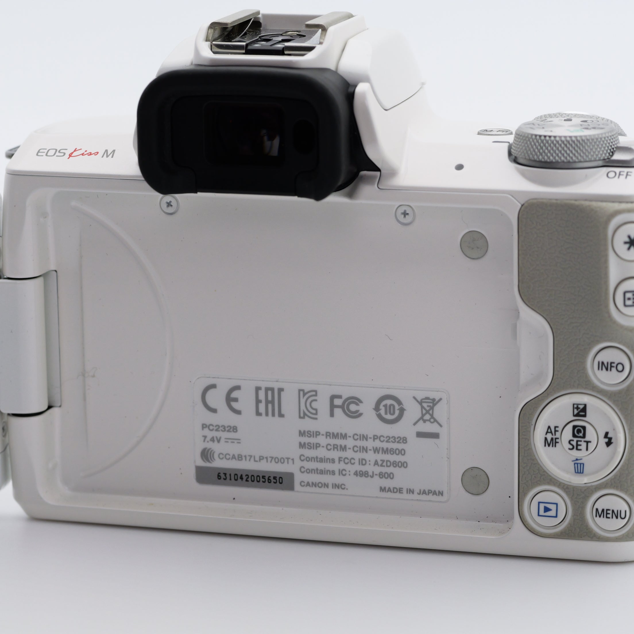 Canon EOS Kiss M ダブルズームキット ホワイト キヤノン EF-Mマウント