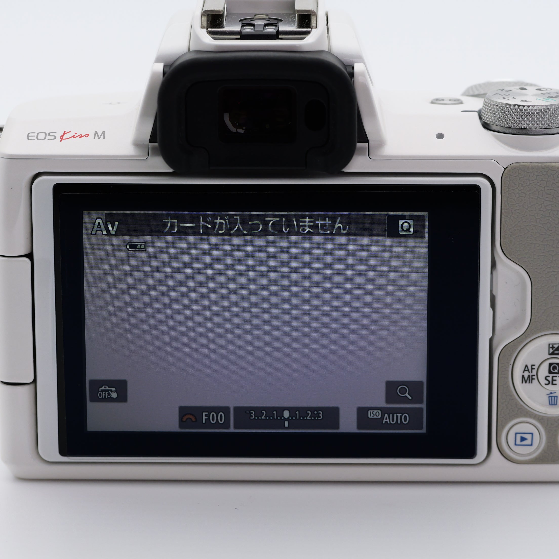 Canon EOS Kiss M ダブルズームキット ホワイト キヤノン EF-Mマウント
