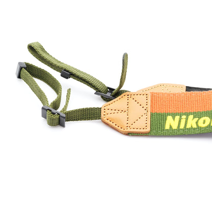 Nikon オレンジ グリーン  緑 ストラップ ニコン