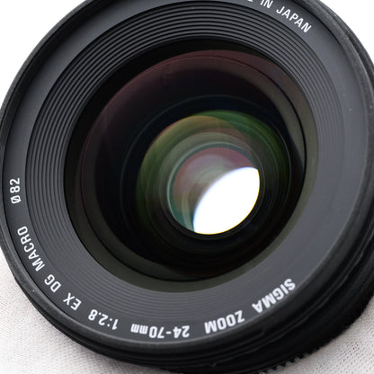SIGMA 24-70mm F2.8 EX DG MACRO レンズ キヤノン EFマウント