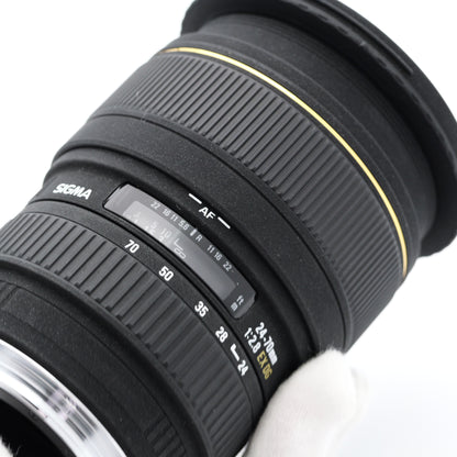 SIGMA 24-70mm F2.8 EX DG MACRO レンズ キヤノン EFマウント