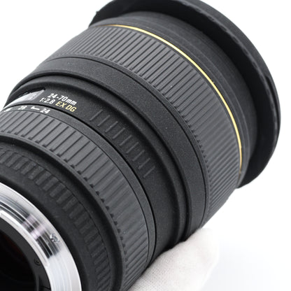 SIGMA 24-70mm F2.8 EX DG MACRO レンズ キヤノン EFマウント