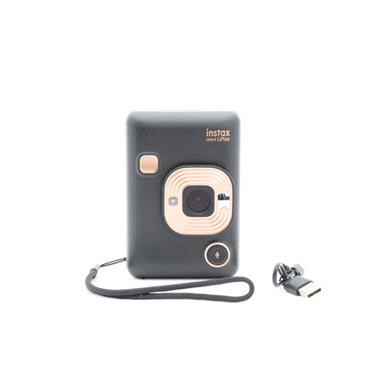 FUJIFILM instax mini LiPlay エレガントブラック インスタントカメラ フジフイルム