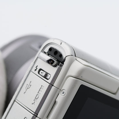 訳有品 Canon EOS M100 EF-M 15-45mm F3.5-6.3 IS STM ホワイト ミラーレス一眼 キヤノン EF-Mマウント