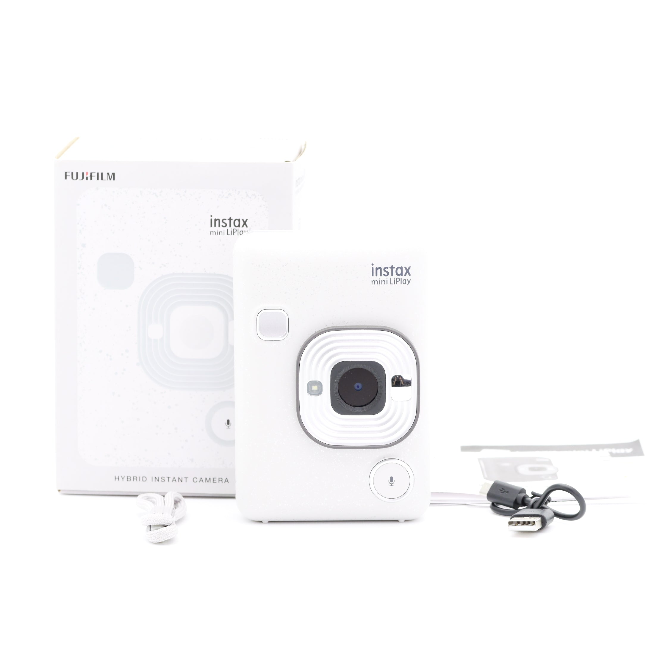 FUJIFILM instax mini LiPlay ミスティーホワイト インスタントカメラ