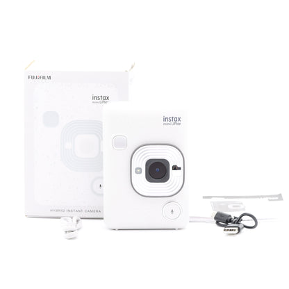 FUJIFILM instax mini LiPlay ミスティーホワイト インスタントカメラ フジフイルム