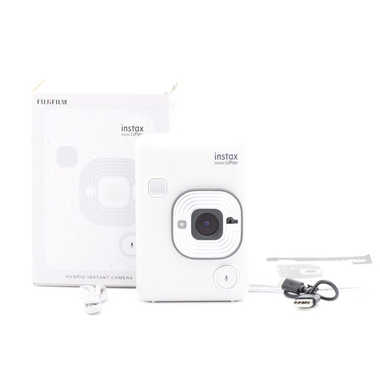 FUJIFILM instax mini LiPlay ミスティーホワイト インスタントカメラ フジフイルム