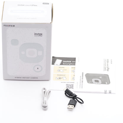 FUJIFILM instax mini LiPlay ミスティーホワイト インスタントカメラ フジフイルム