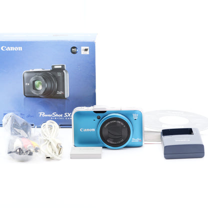 訳有品 Canon PowerShot SX230HS ブルー コンパクトデジタルカメラ キヤノン