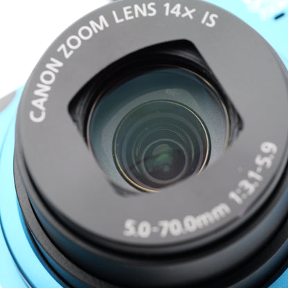 訳有品 Canon PowerShot SX230HS ブルー コンパクトデジタルカメラ キヤノン