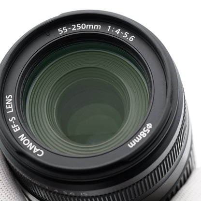 Canon EF-S 55-250mm F4-5.6 IS レンズ キヤノン EF-Sマウント
