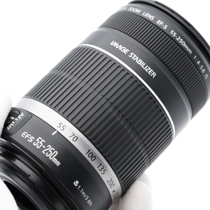 Canon EF-S 55-250mm F4-5.6 IS レンズ キヤノン EF-Sマウント