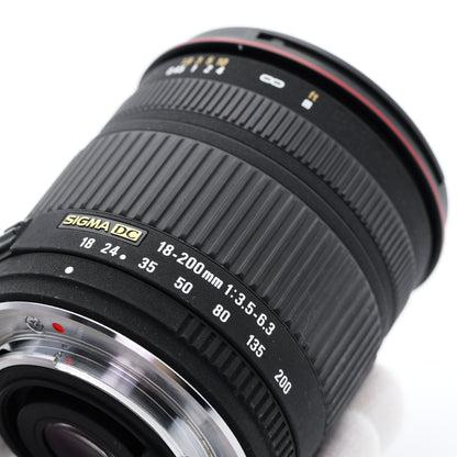SIGMA 18-200mm F3.5-6.3 DC レンズ ペンタックス Kマウント