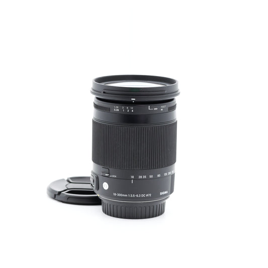 SIGMA 18-300mm F3.5-6.3 DC OS HSM contemporary レンズ キヤノン EFマウント